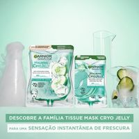 Garnier Tissue Mask Hyaluronic Cryo Jelly antifadiga para peles cansadas