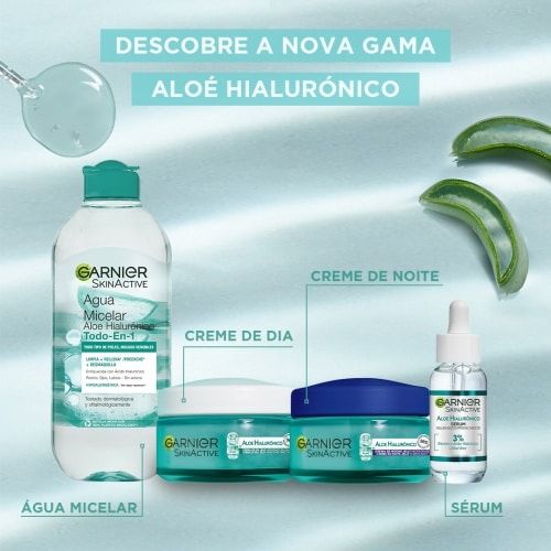 Skin Active agua micelar Aloe Hialurónico