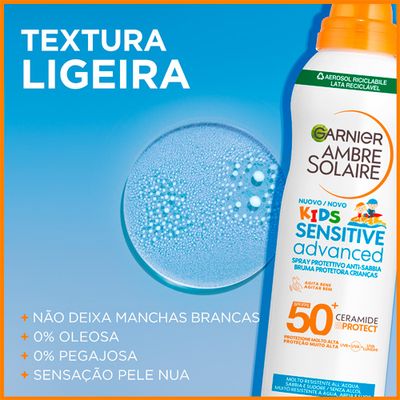 Protetor Solar Garnier Kids Sensitive Advanced Spray