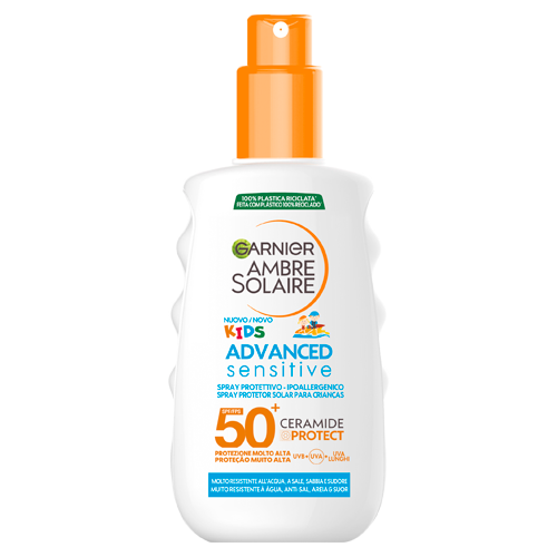 Protetor Solar Garnier Kids Sensitive Advanced Spray