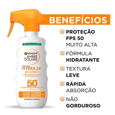 Spray Familiar Hydra24h Protect Ambre Solaire FPS 50+ 300ml