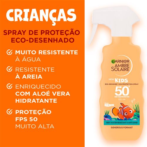 Spray Protetor Nemo Kids Ambre Solaire FPS 50+ 300ml