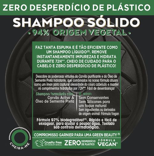 Shampoo Solido Charcoal