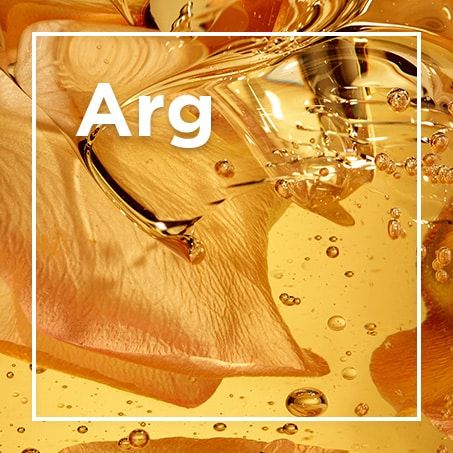 Textura e cor do ingrediente argão