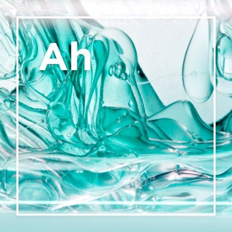Textura e cor do ingrediente ácido hialurónico