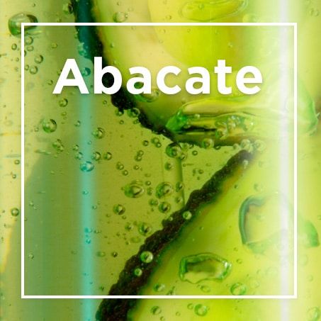 Textura e cor do ingrediente abacate
