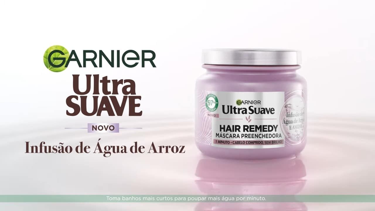 Nova gama Infuso de gua de Arroz de UltraSuave YouTube 005