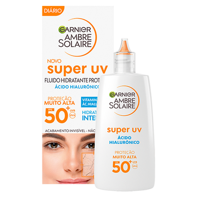 Creme Fluido Diário Hidratante SUPER UV Ácido Hialurónico