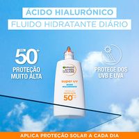 Creme Fluido Diário Hidratante SUPER UV Ácido Hialurónico