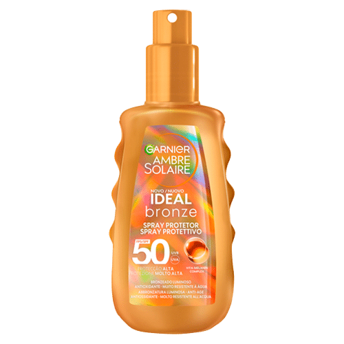 Spray Protector Ideal Bronze SPF50 embalagem 150 ml