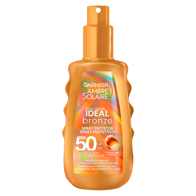 Spray Protector Ideal Bronze SPF50 embalagem 150 ml