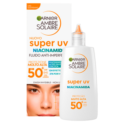 Fluido Facial Diário Anti-Imperfeições Super UV com Niacinamida e FPS50+