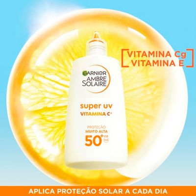 Fluido Facial Diário Anti-Manchas Super UV com Vitamina C e FPS50+