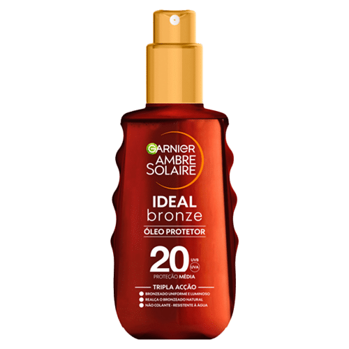 Garnier Ambre Solaire Ideal Bronze Óleo Protetor SPF20 150ml