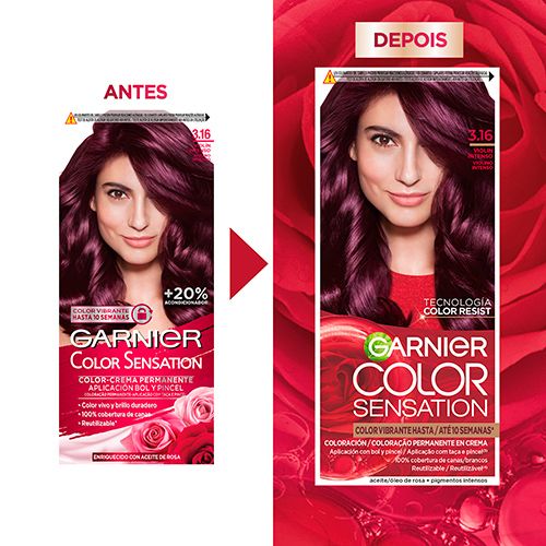 Tinta de cabelo Cor Violino Color Sensation 3.16 | Garnier
