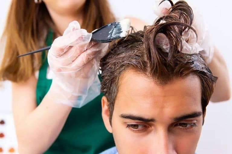 pintar cabelo homem
