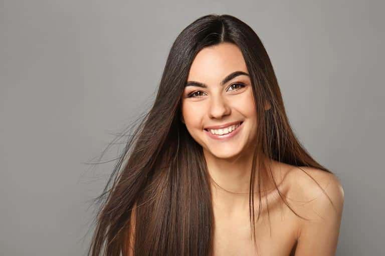 cabelo liso e comprido