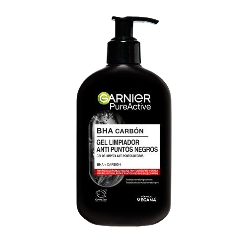 Pure Active Gel de Limpeza de Rosto com Carvão Pele com Tendência Acneica