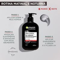 Pure Active Gel de Limpeza de Rosto com Carvão Pele com Tendência Acneica