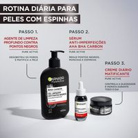 Pure Active Gel de Limpeza de Rosto com Carvão Pele com Tendência Acneica