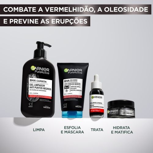 Pure Active Gel de Limpeza de Rosto com Carvão Pele com Tendência Acneica