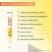 Creme para contorno de olhos com Vitamina C
