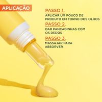 Creme para contorno de olhos com Vitamina C