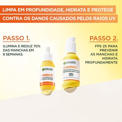 Sérum Creme 2 em 1 com Vitamina C e FPS 25
