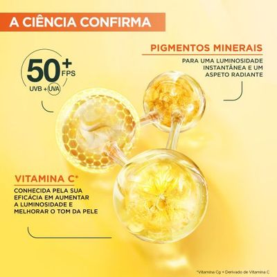 Garnier SkinActive Vitamina C* Fluido UV Diário Iluminador Glow 40ml