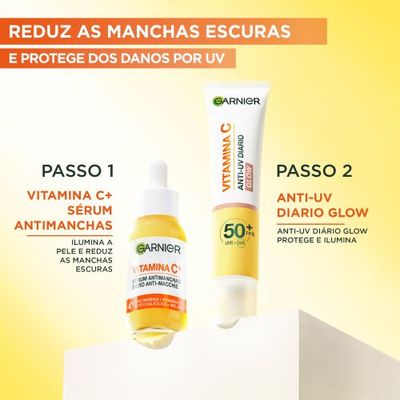 Garnier SkinActive Vitamina C* Fluido UV Diário Iluminador Glow 40ml