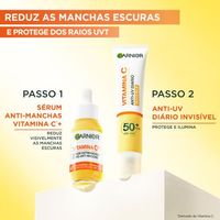 Garnier SkinActive Vitamina C* Fluido UV Diário Iluminador Invisível 40ml
