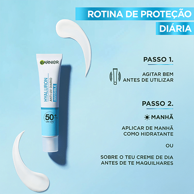 Garnier Hyaluron Fluido Anti-UV Diario Invisível