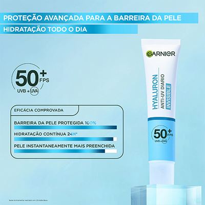 Garnier Hyaluron Fluido Anti-UV Diario Invisível