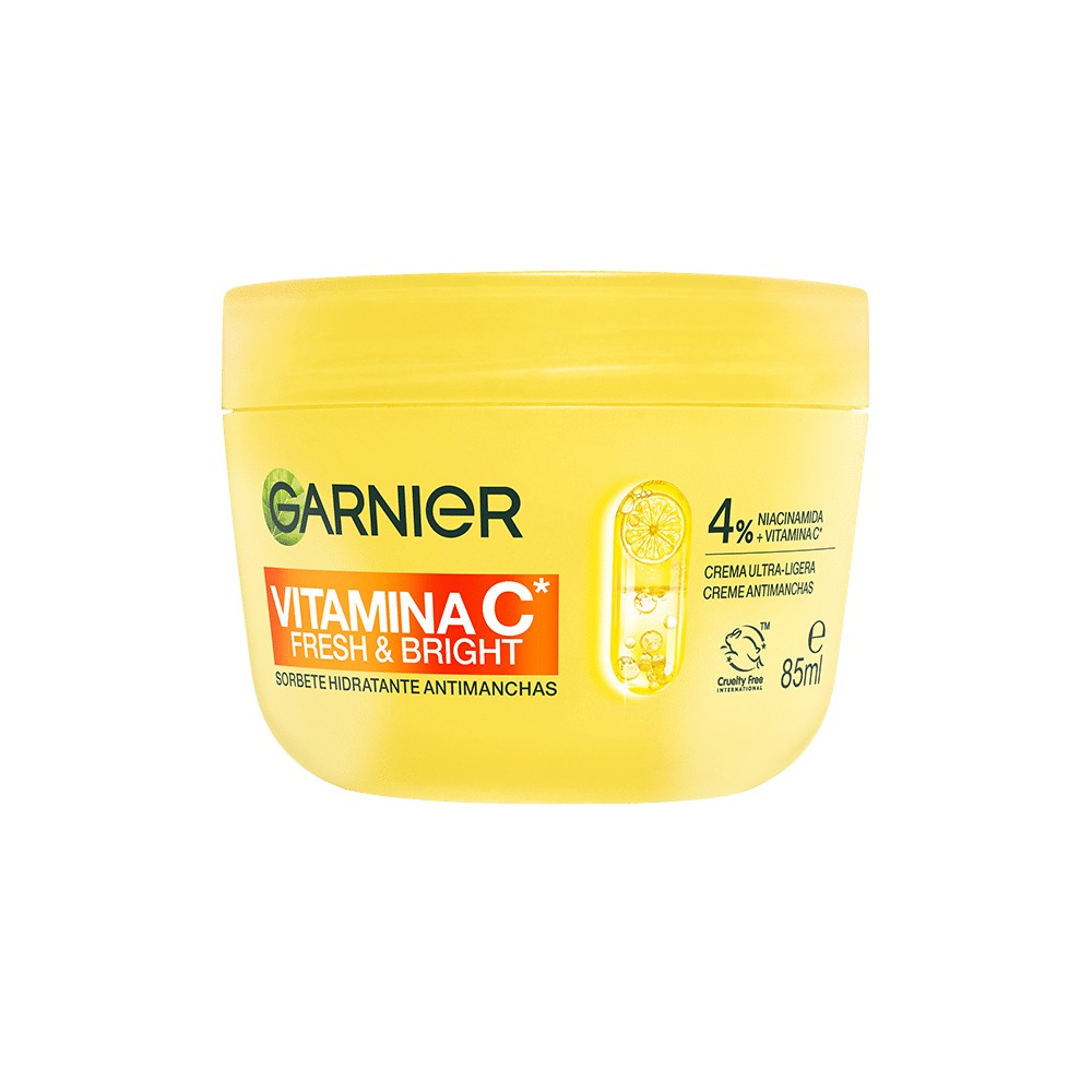 Garnier Vitamina C* Fresh&Bright Sorvete Hidratante Antimanchas