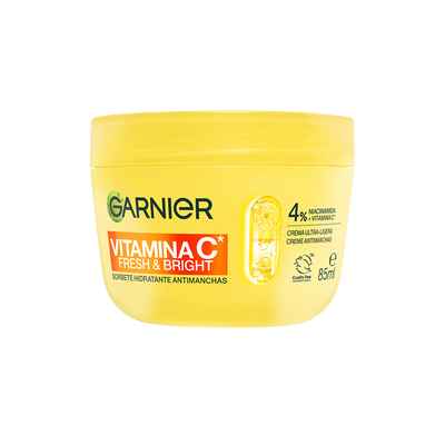 Garnier Vitamina C* Fresh&Bright Sorvete Hidratante Antimanchas