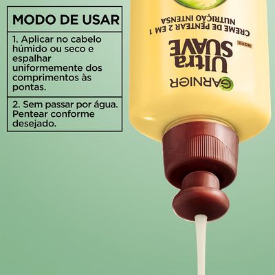 Creme de Pentear 2 em 1: Nutrição Intensa