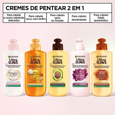 Creme de Pentear 2 em 1: Hidratação Suave