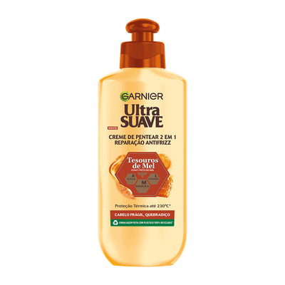 Creme de Pentear 2 em 1: Reparação Antifrizz