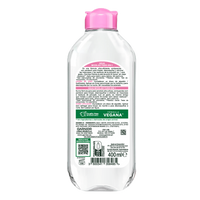 Garnier Água Micelar Tudo em 1: Limpa, remove a maquilhagem, elimina as impurezas e hidrata.