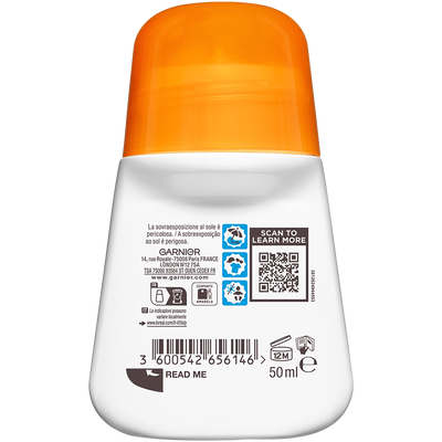 Garnier Ambre Solaire Kids Sensitive Advanced Roll-On com Cor FPS50+