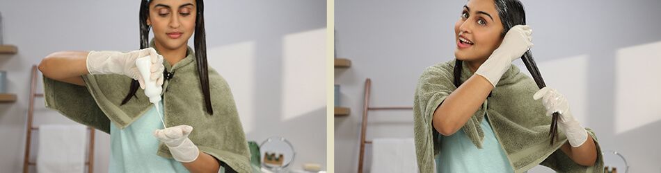 Como pintar o cabelo em casa: aplicar coloração no comprimento