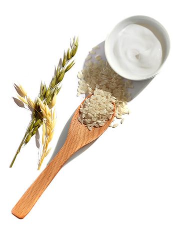 aveia em ramo, floco e creme