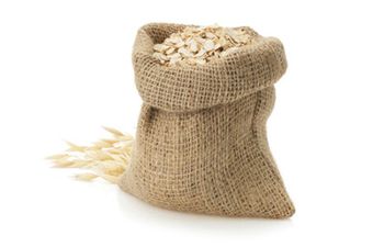 saco de flocos de aveia