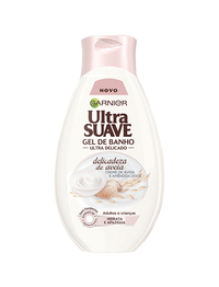 gel de banho delicadeza de aveia