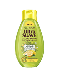 gel de banho limão e flor de sabugueiro