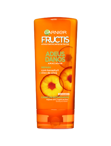 cabelo fructis adeus danos amaciador