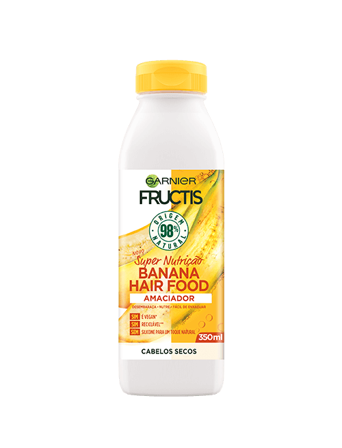 fructis amaciador hairfood banana
