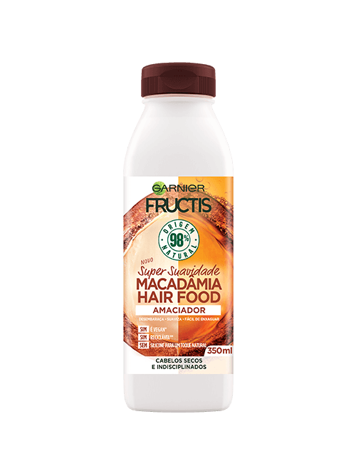 fructis amaciador hairfood macadamia