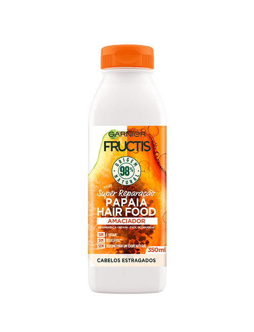 fructis amaciador hairfood papaia