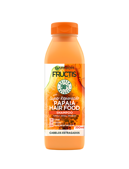 fructis hairfood shampoo papaia